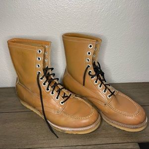 Vintage BF Goodrich moc toe lace up boot
